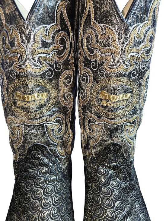 Soto Boot\'s Country Rodeo Festival  Pointed Toe Western Cowboy Men Size 10.5 main image 5